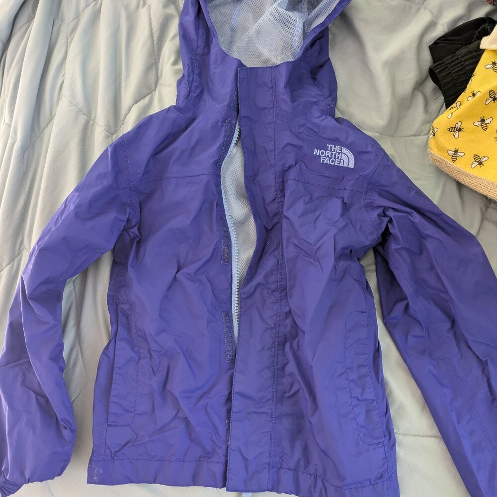 The North Face Hooded Windbreaker Girls size XS